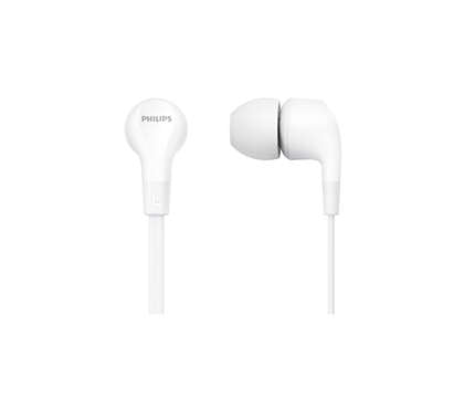 Auriculares philips tae1105wt - 00 jack 3.5mm blanco