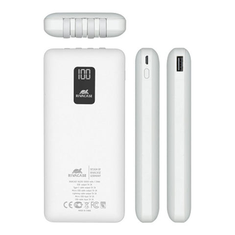 Powerbank rivacase va2210 10000mah blanco