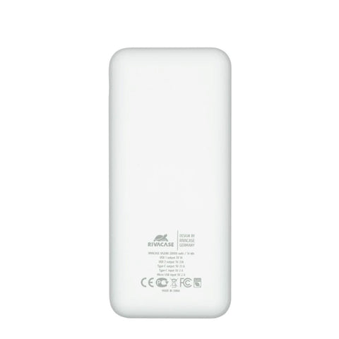 Powerbank rivacase va2081 20000mah blanco