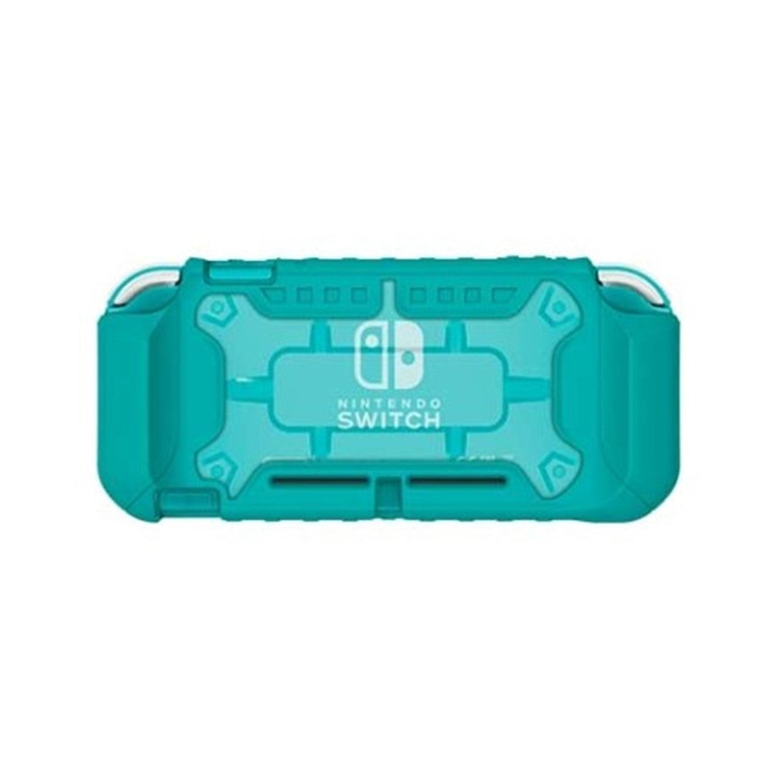 Carcasa hori nintendo switch hibrida turquesa tpu -  duraflexi -  resistente y flexible