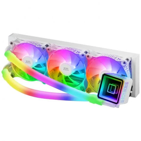 Kit de refrigeracion mars gaming ml - ultra360 blanco 650w 3 x 120mm rgb