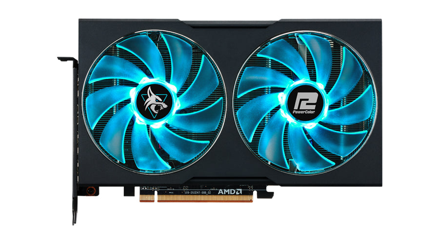 Tarjeta grafica powercolor rx 7600 hellhound oc 8gb gddr6