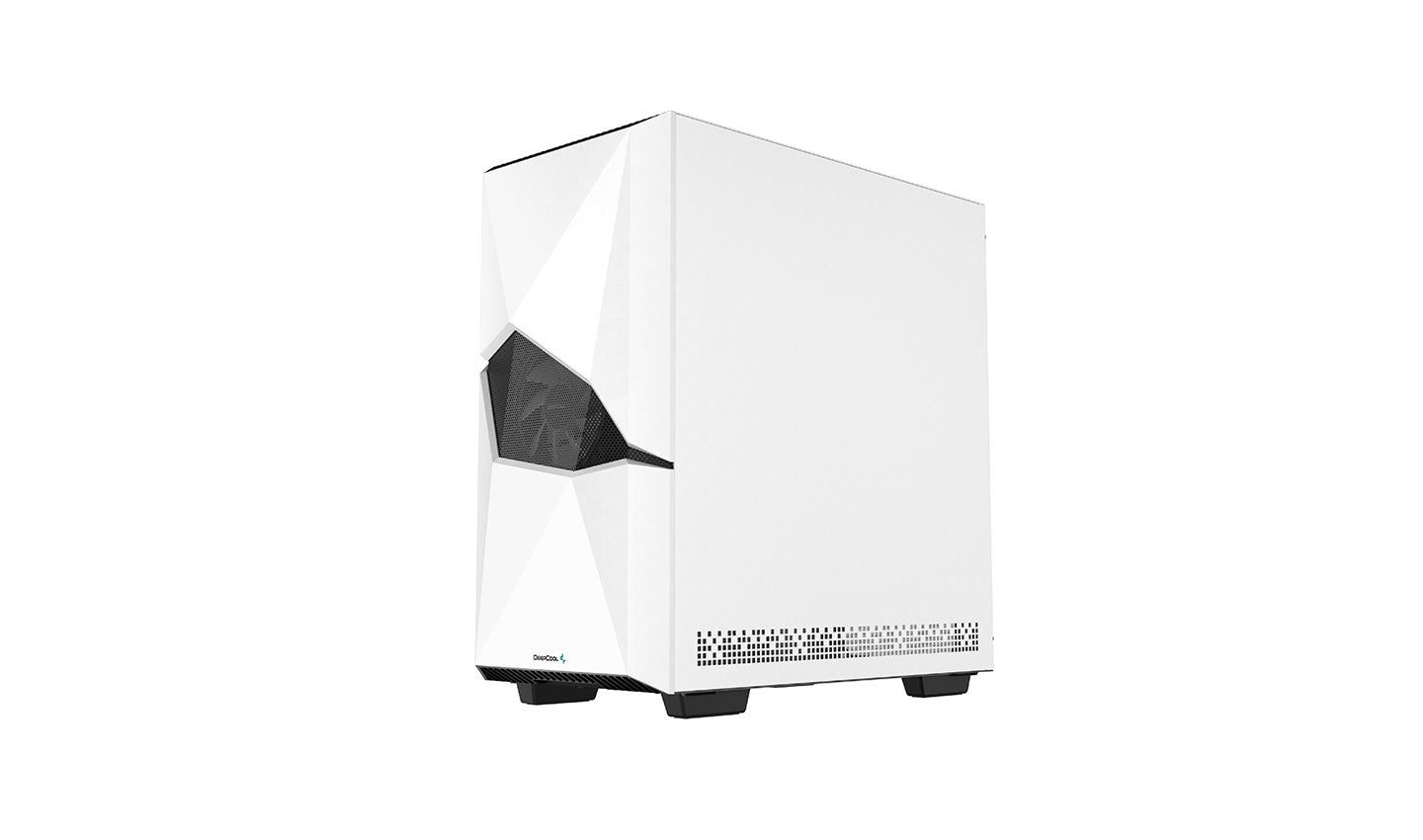 Caja gaming deepcool cyclops argb cristal templado usb tipo c blanca