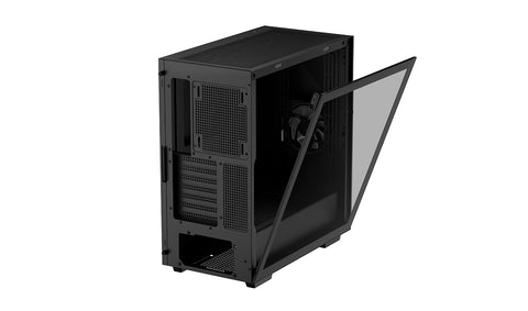 Caja gaming deepcool cyclops argb cristal templado usb tipo c negra