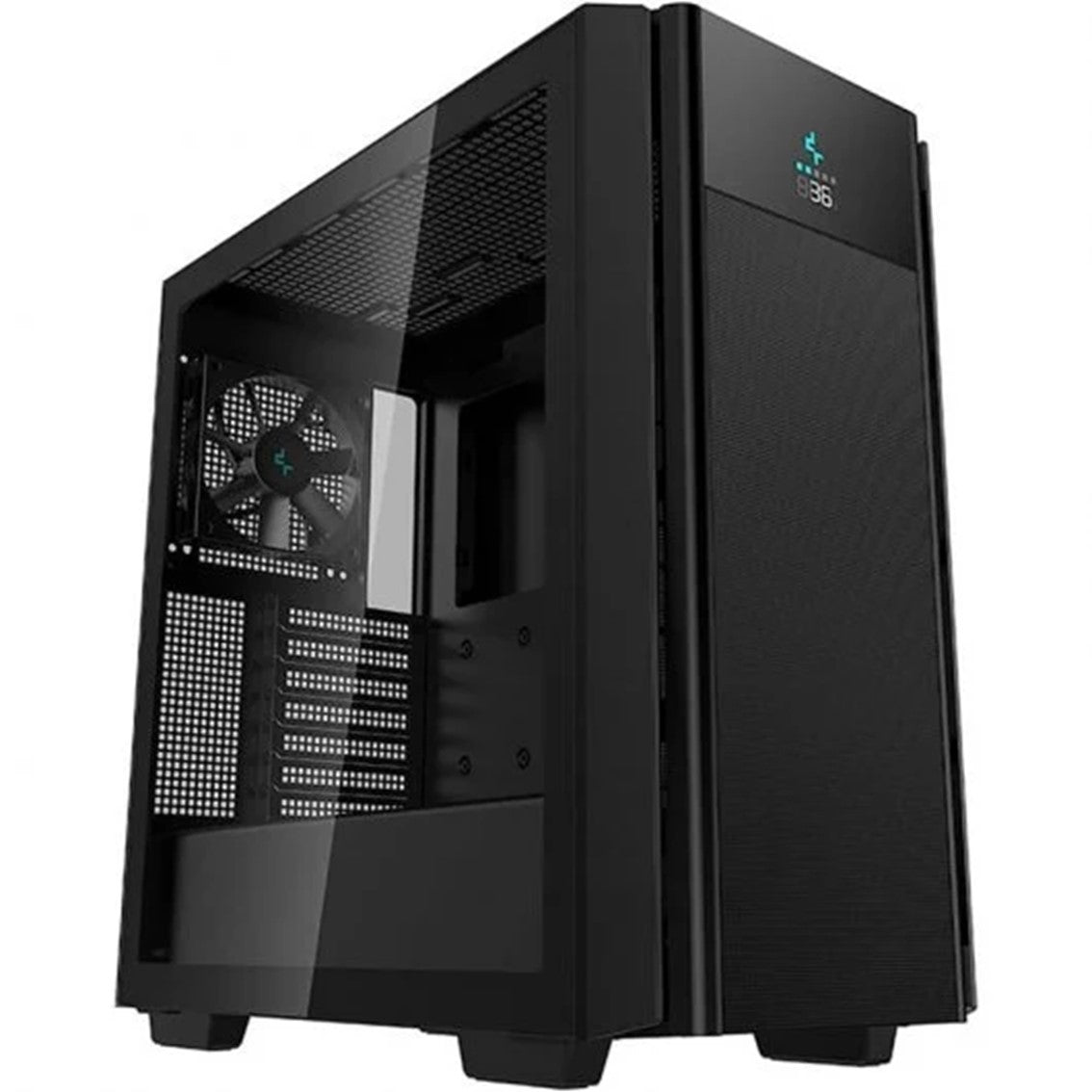 Caja gaming deepcool ch510 cristal templado usb 3.2 usb tipo c negra