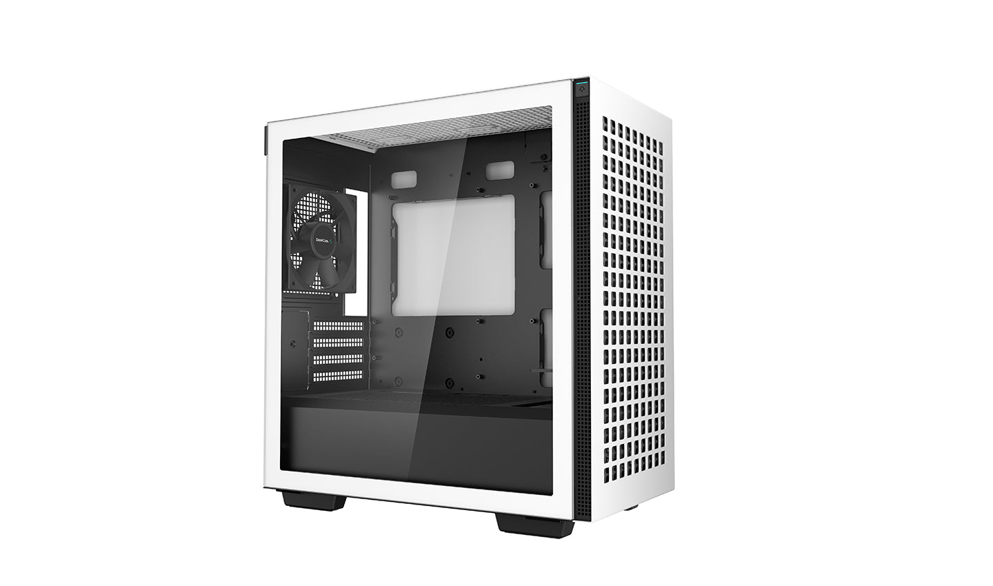 Caja gaming deepcool ch370 cristal templado usb 3.0 blanca