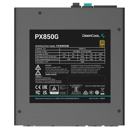 Fuente alimentacion deepcool px850g gaming atx 850w