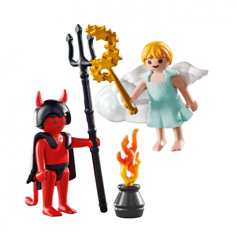 Playmobil ángel y diablo