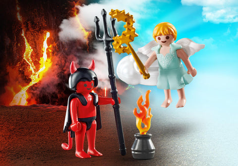 Playmobil ángel y diablo