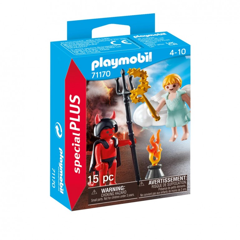 Playmobil ángel y diablo