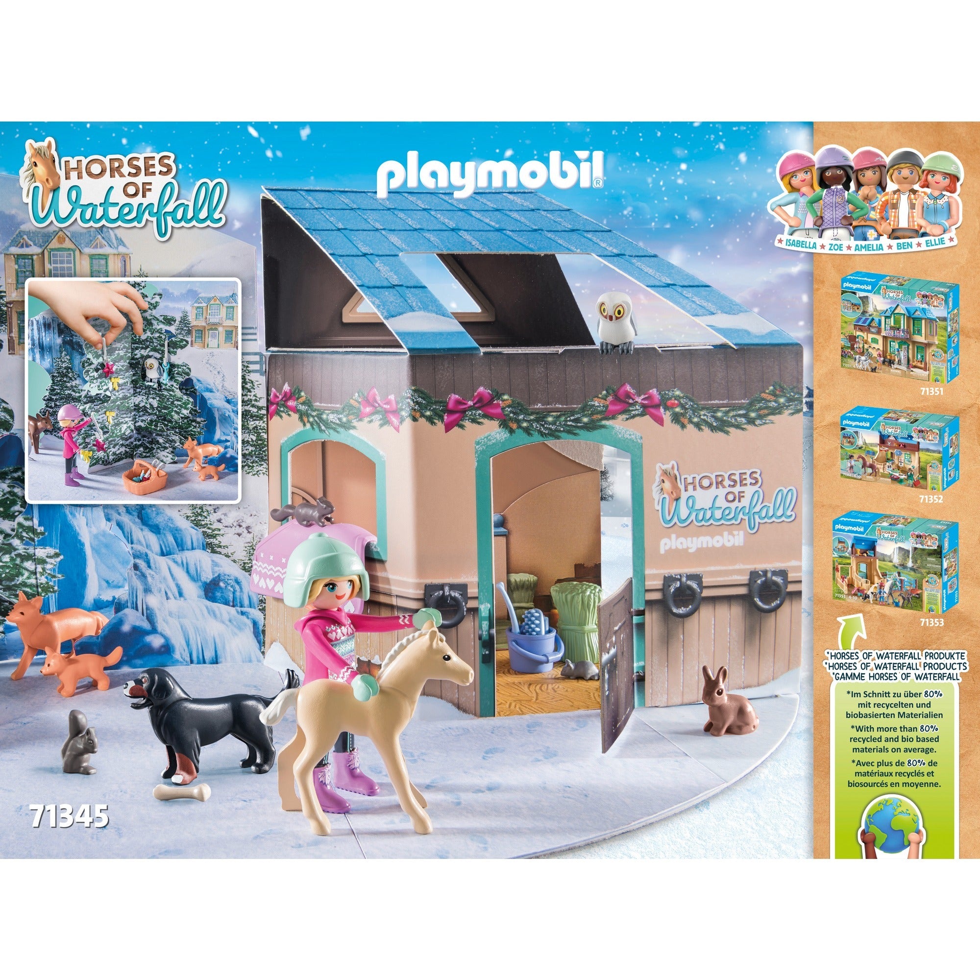 Playmobil calendario de adviento -  paseo en trineo