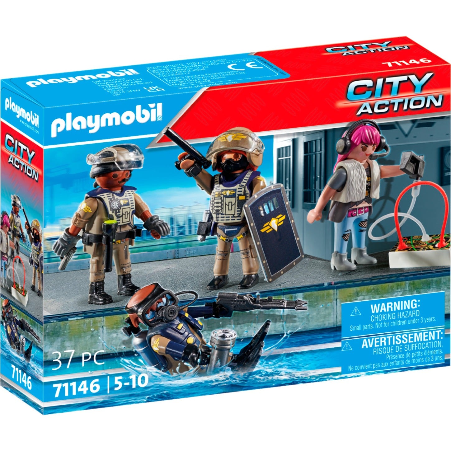 Playmobil fuerzas especiales set figuras