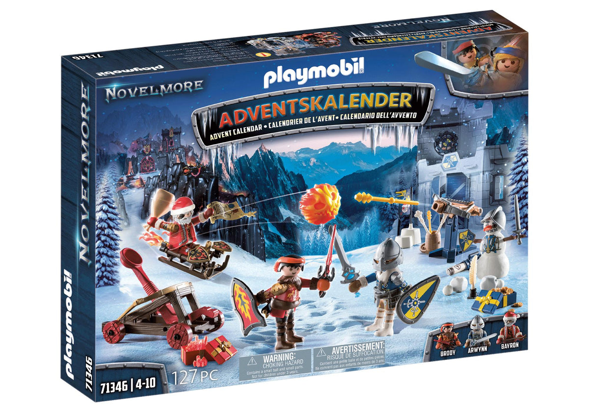 Calendario de adviento playmobil novelmore -  batalla en la nieve