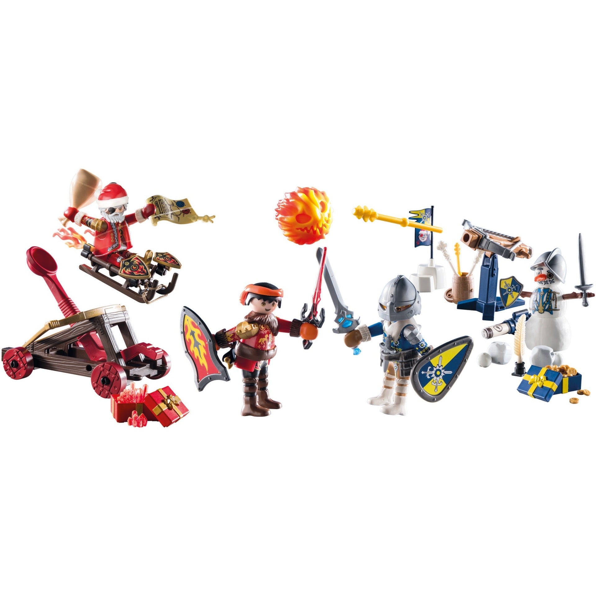 Calendario de adviento playmobil novelmore -  batalla en la nieve