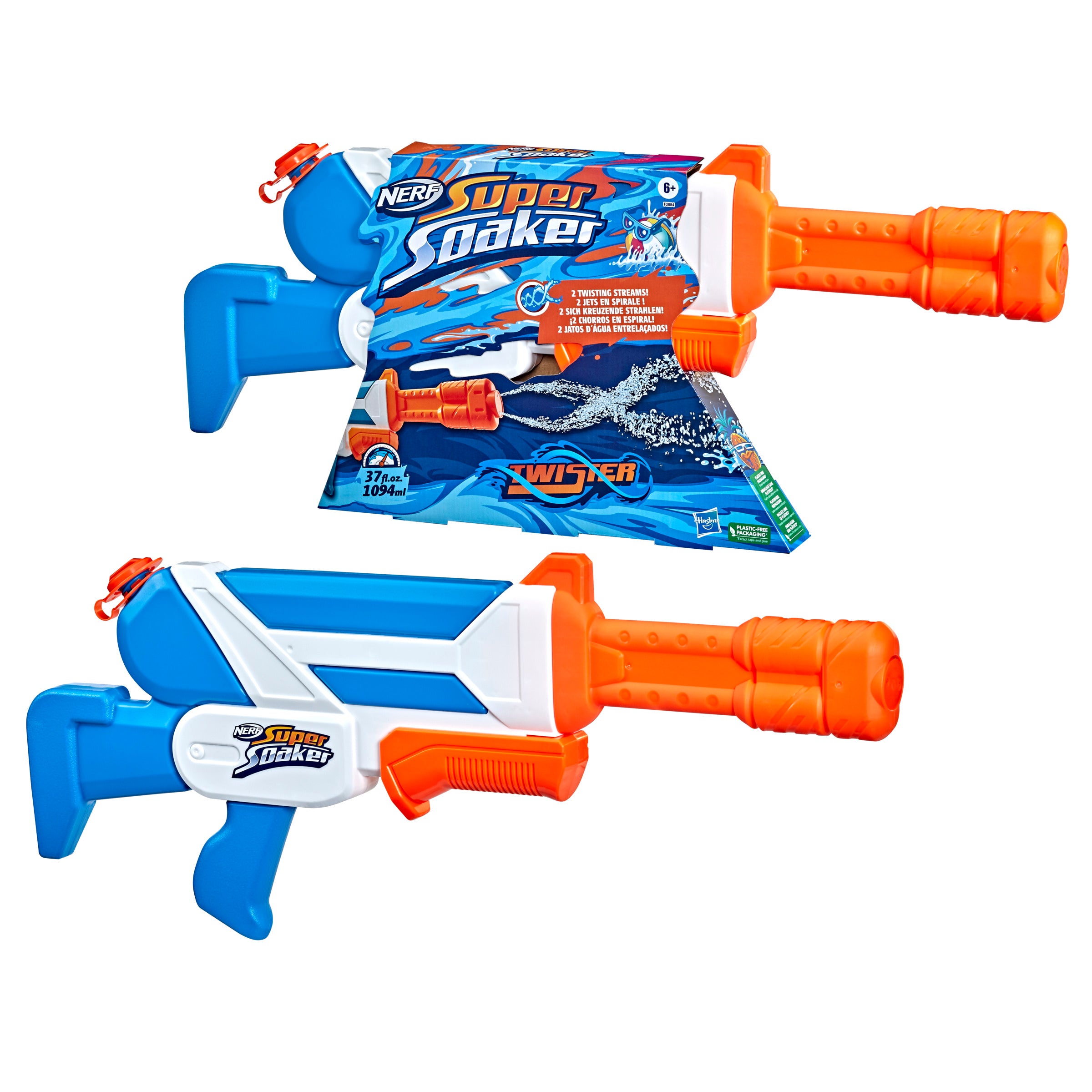 Pistola de agua hasbro nerf super soaker twister