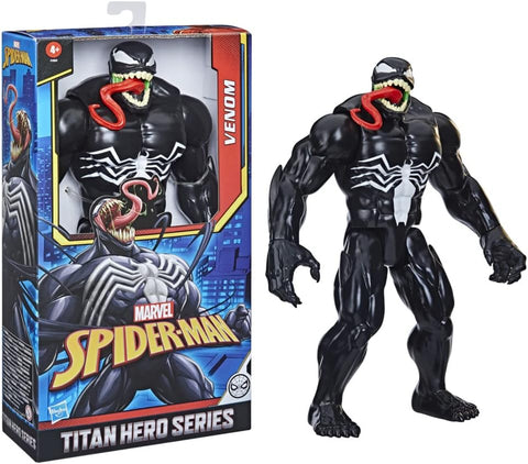 Figura hasbro marvel titan hero series spider man venom