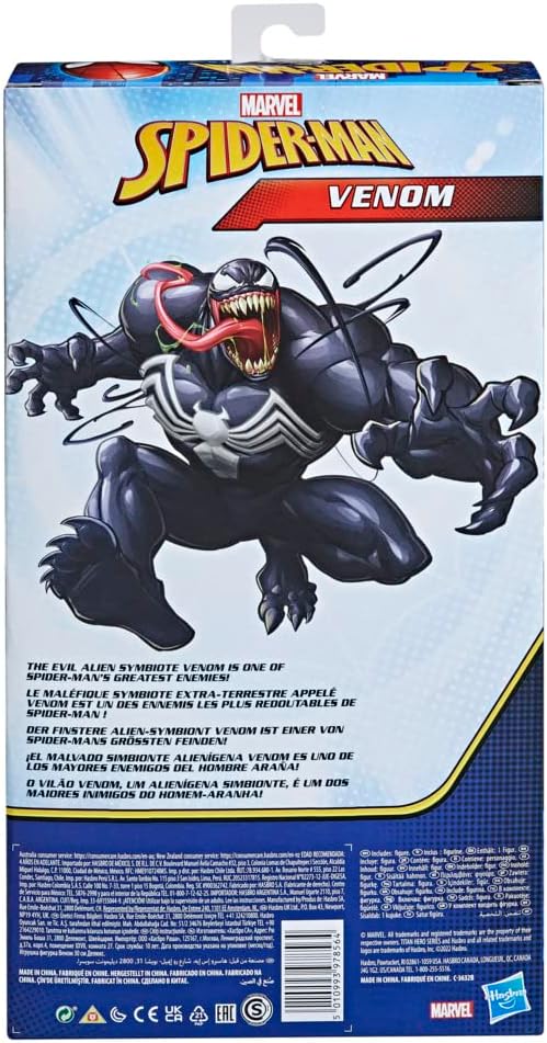 Figura hasbro marvel titan hero series spider man venom