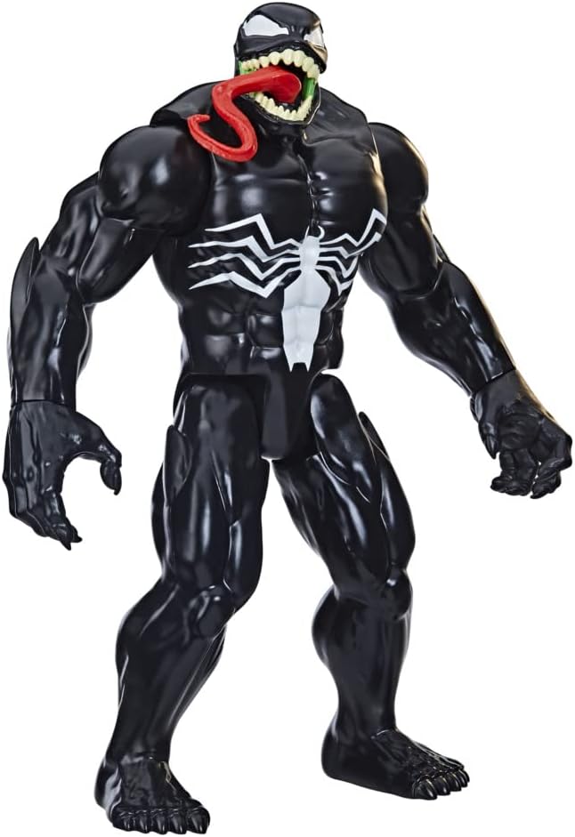 Figura hasbro marvel titan hero series spider man venom