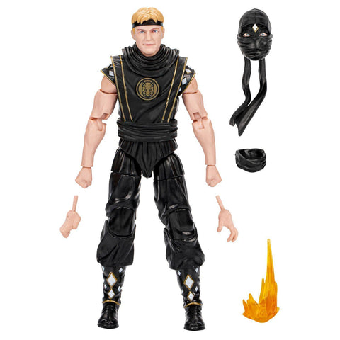 Figura hasbro power rangers x cobra kai lightning collection morphed johnny lawrence black ranger