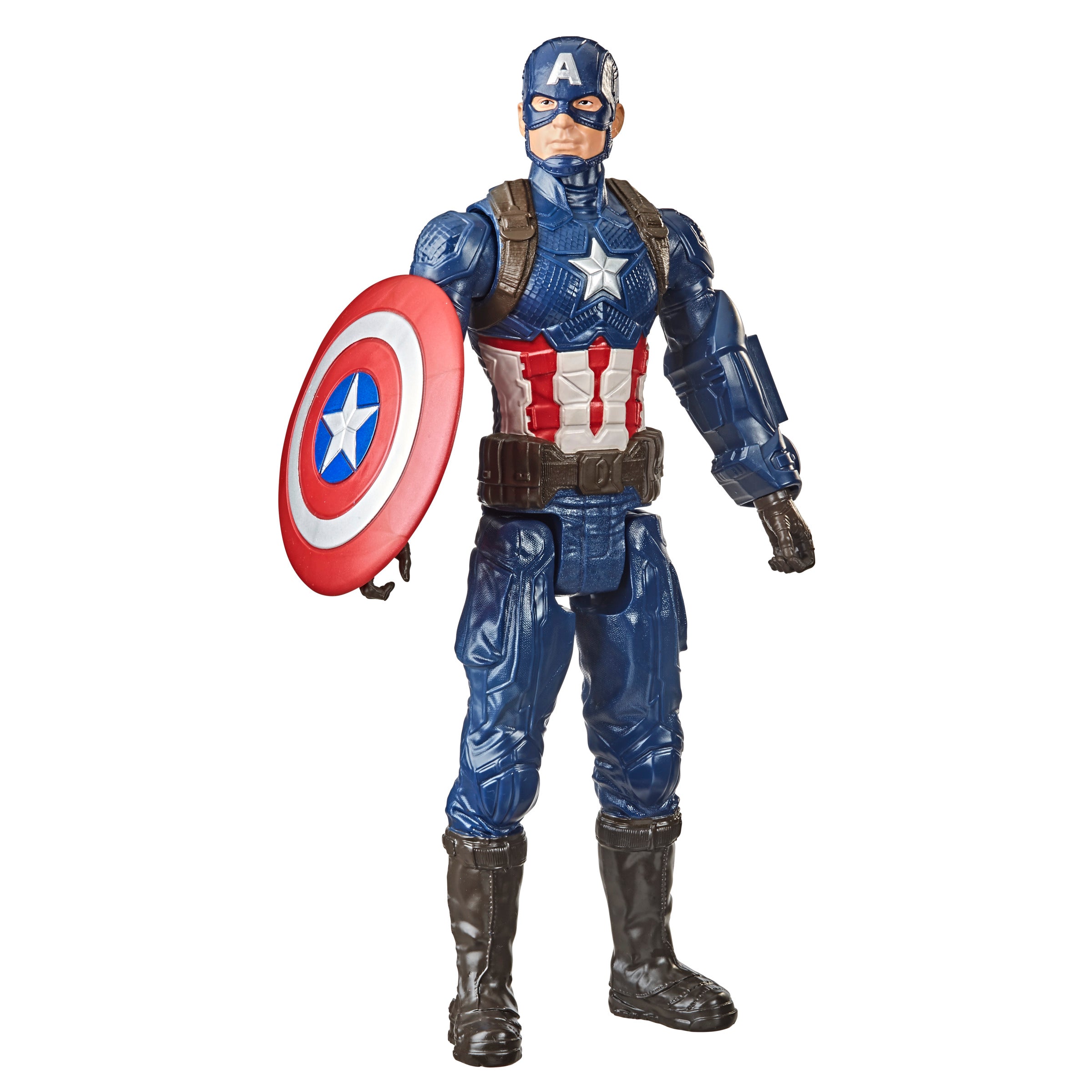 Figura hasbro marvel titan hero series capitán américa