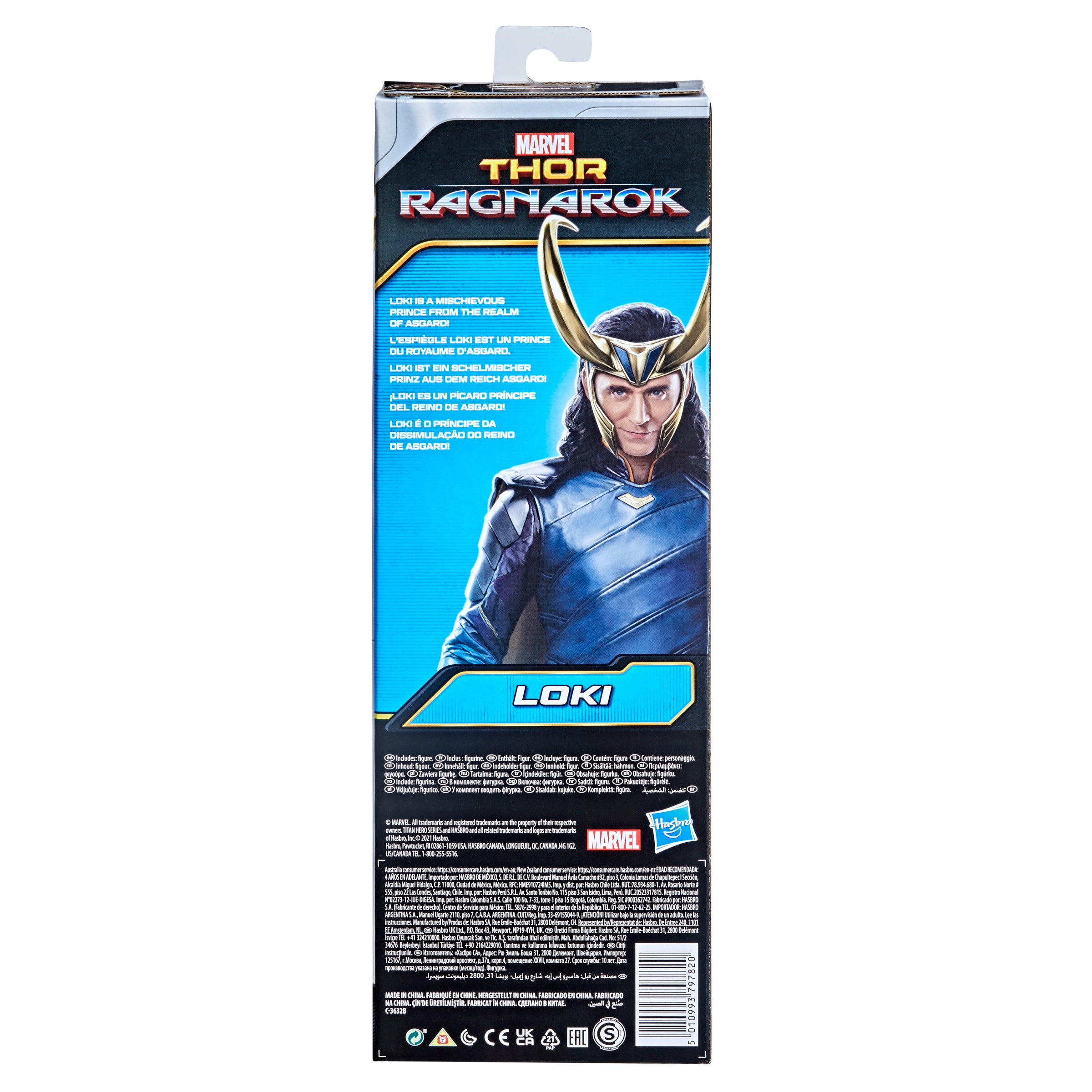 Figura hasbro marvel titan hero series loki