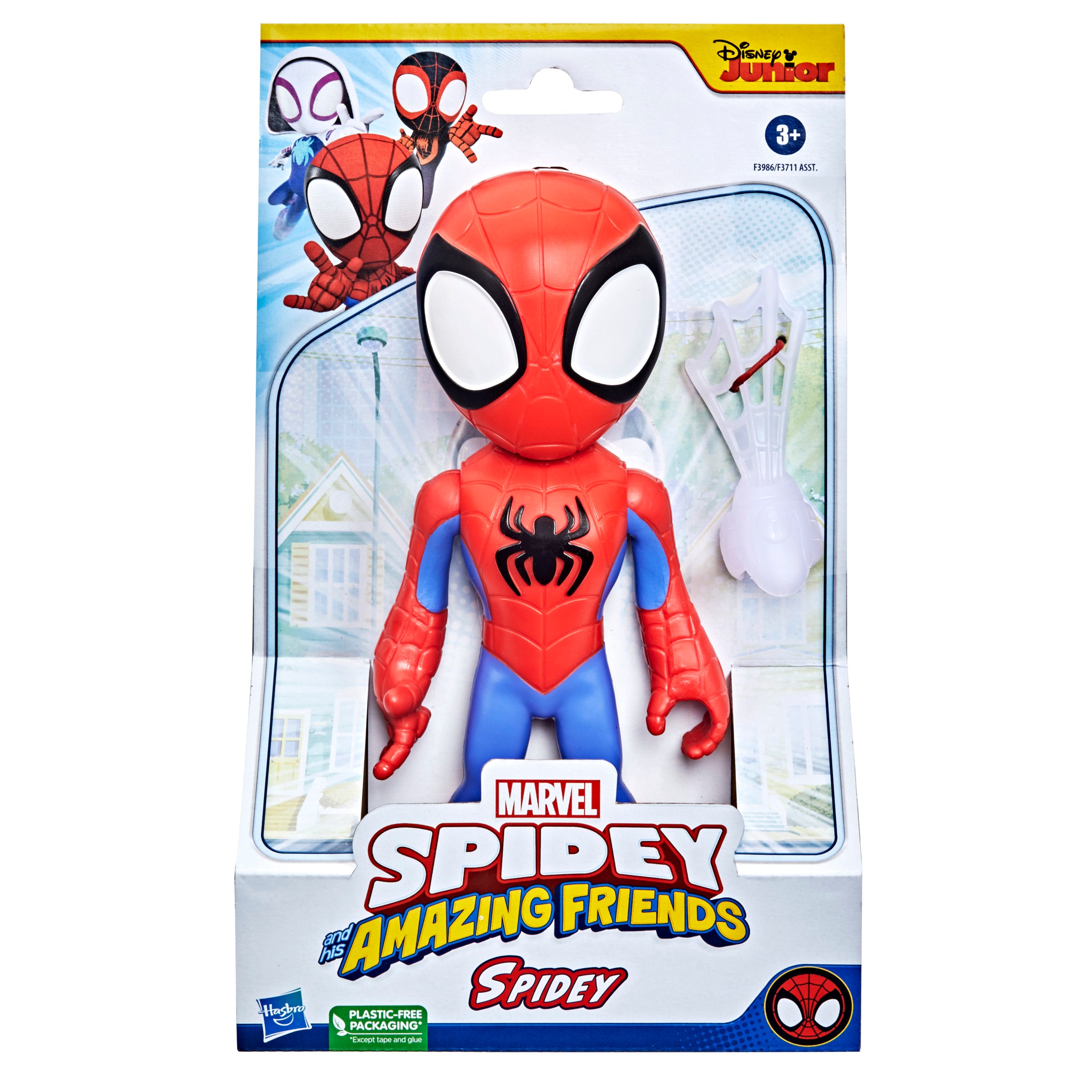 Figura gigante hasbro marvel spidey and his amazing friends spidey