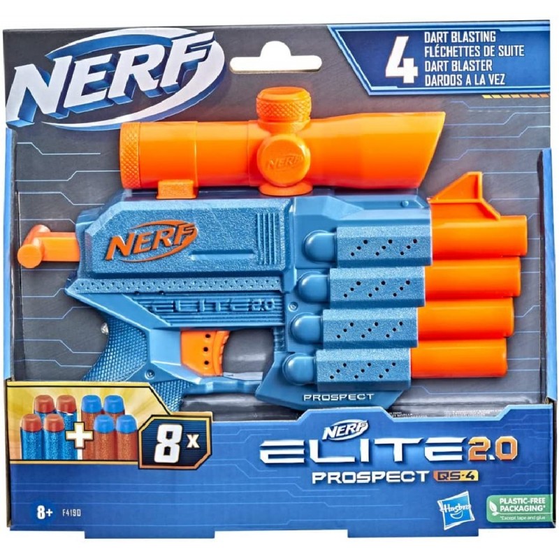 Lanzador hasbro nerf elite 2.0 prospect qs - 4