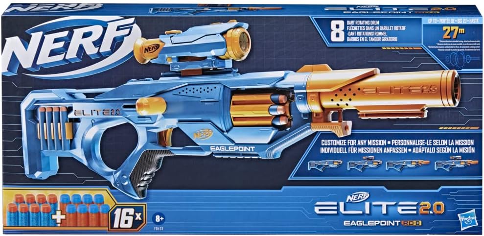 Lanzador hasbro nerf elite 2.0 eaglepoint rd - 8