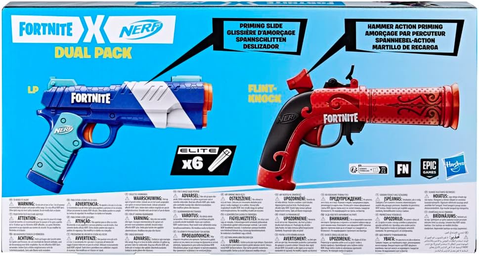 Set doble lanzadores hasbro nerf fortnite