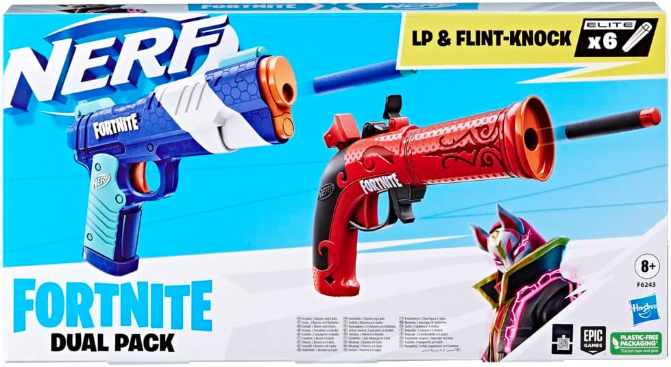 Set doble lanzadores hasbro nerf fortnite