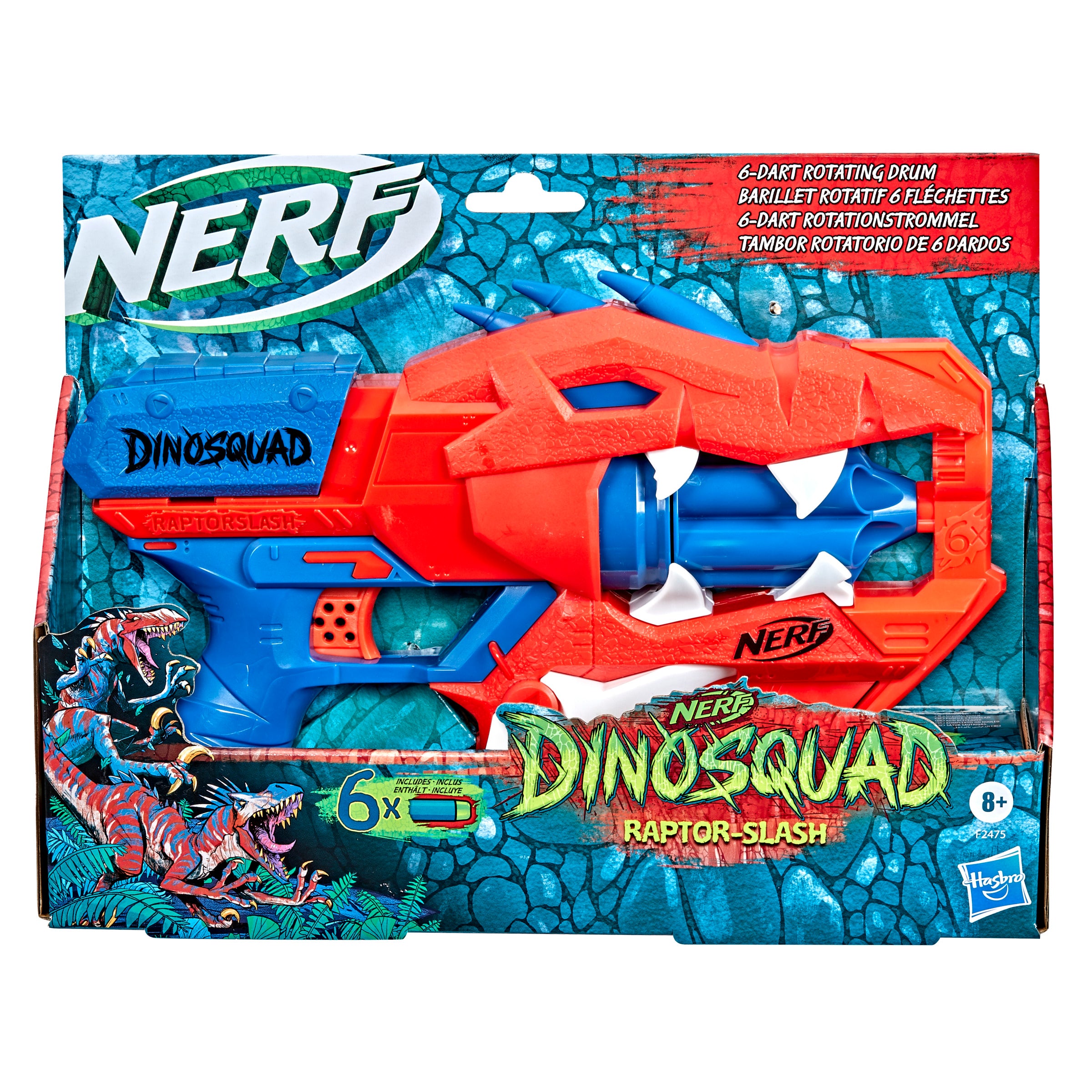 Lanzador hasbro nerf dino squad raptor slash