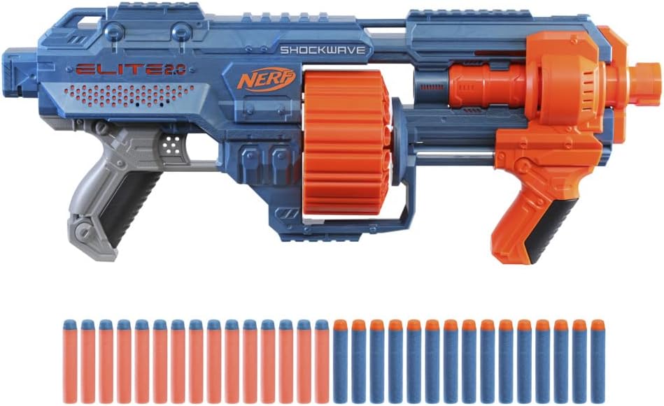 Lanzador hasbro nerf elite 2.0 shockwave rd - 15