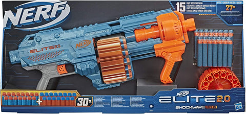 Lanzador hasbro nerf elite 2.0 shockwave rd - 15