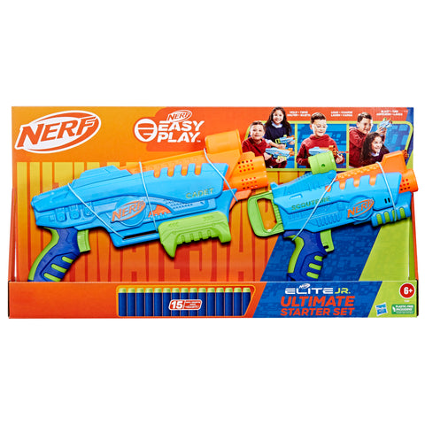 Set doble lanzadores hasbro nerf elite junior ultimate starter