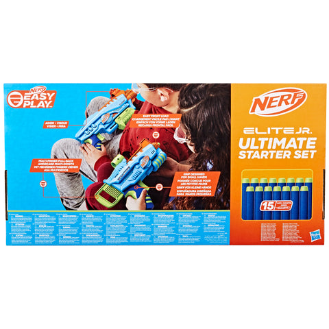 Set doble lanzadores hasbro nerf elite junior ultimate starter