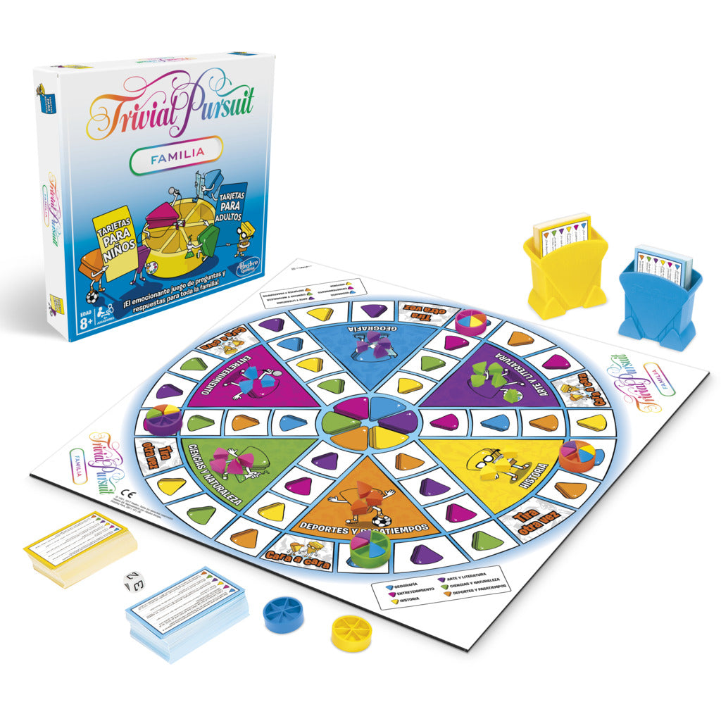 Juego de mesa trivial edición familia -  español