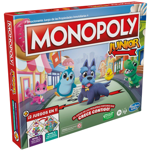 Juego de mesa hasbro monopoly junior español