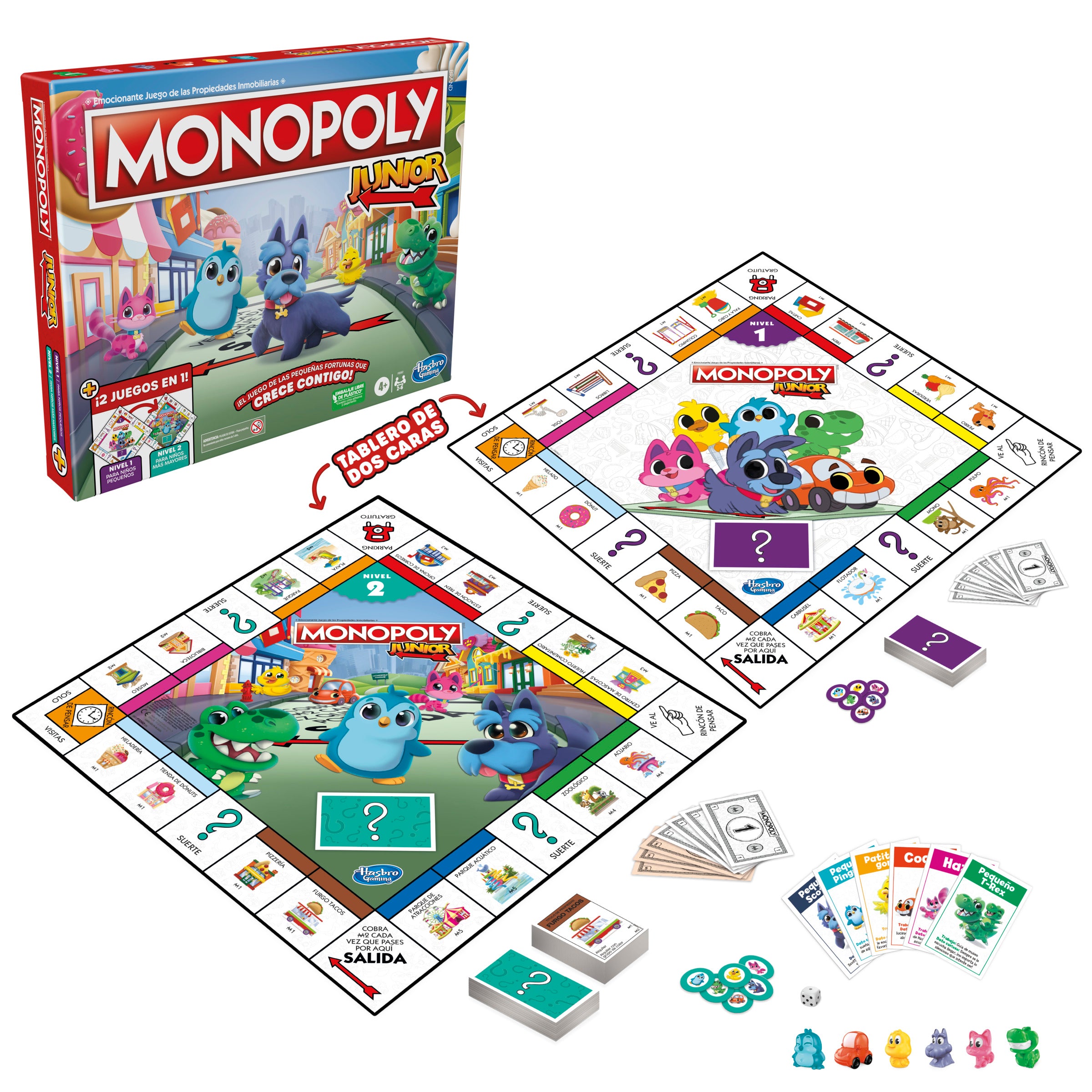 Juego de mesa hasbro monopoly junior español