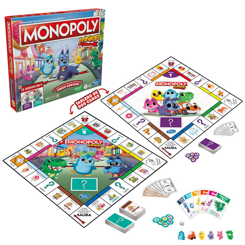 Juego de mesa hasbro monopoly junior español