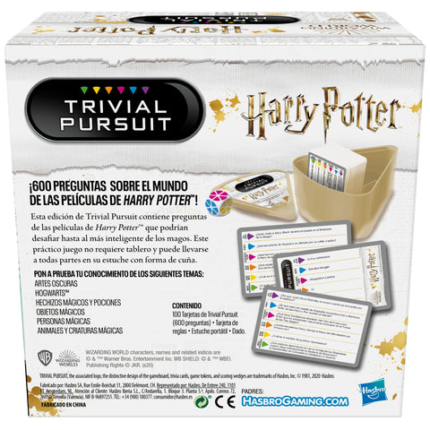 Juego de mesa hasbro trivial pursuit harry potter español