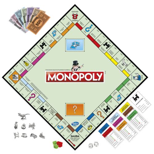 Juego de mesa hasbro monopoly clásico español