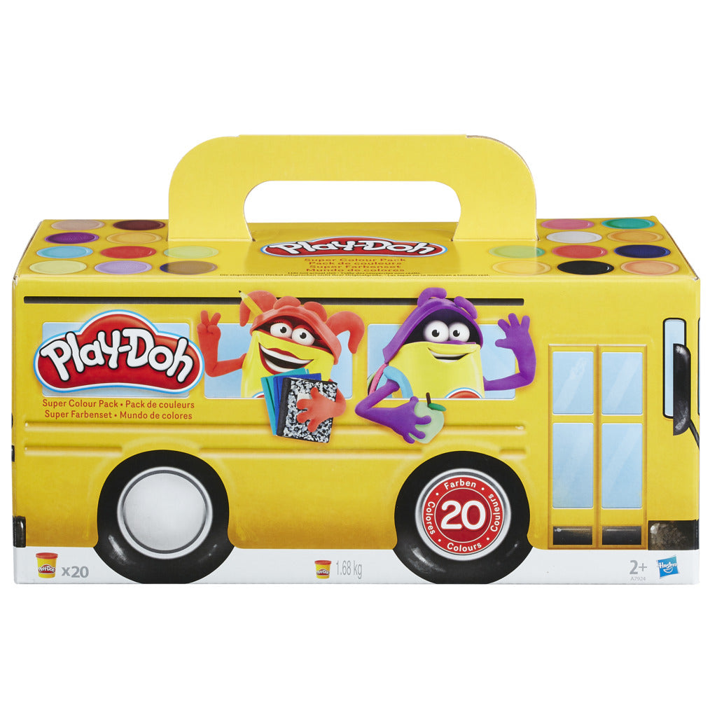 Pack de 20 botes de plastilina