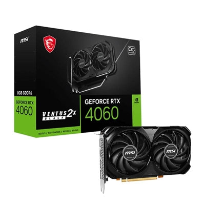 Tarjeta grafica msi vga nvidia rtx 4060 ventus 2x black 8g oc