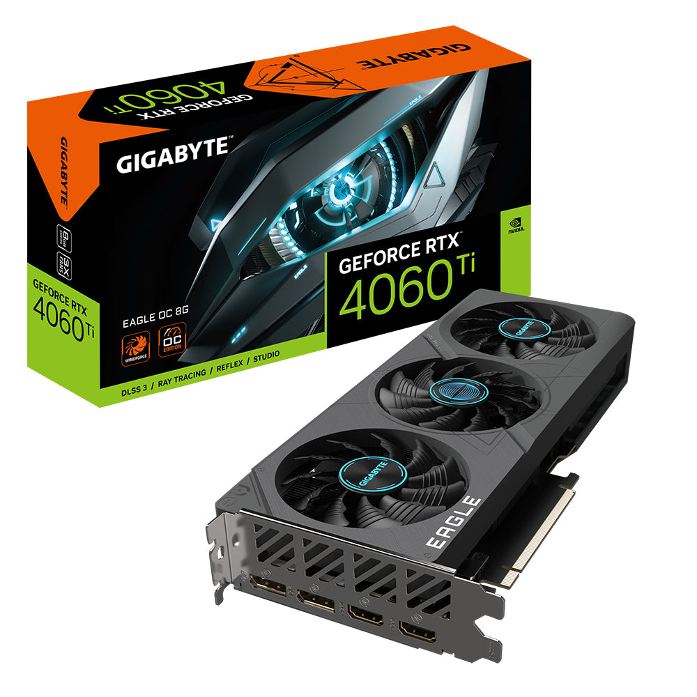 Tarjeta grafica gigabyte rtx 4060 ti eagel oc  8gb