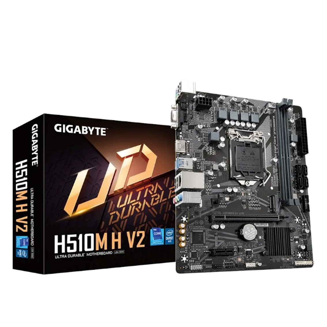 Placa base gigabyte h510m h v2 1200 m - atx -  solo 10º generacion