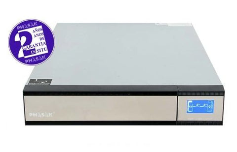 Sai ups phasak 3000va rack 19 on - line ph 9330 - online - lcd - snmp - doble conversion