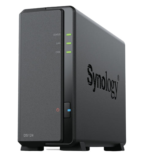 Servidor nas synology disk station ds124 1gb 1 bahias gigabit ethernet