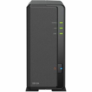 Servidor nas synology disk station ds124 1gb 1 bahias gigabit ethernet