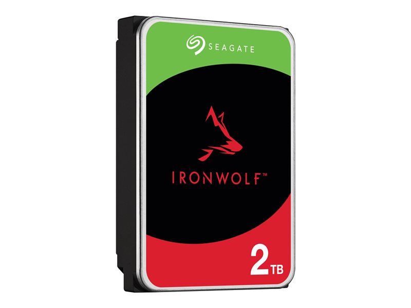 Disco duro interno hdd seagate ironwolf nas st2000vn003 2tb 3.5pulgadas 5400rpm -  256mb -  sata 6gb - s