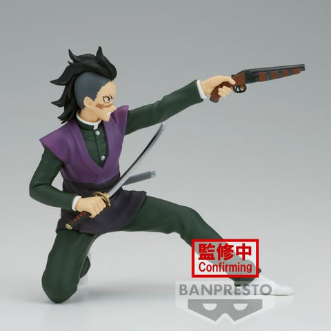 Figura banpresto demon slayer kimetsu no yaiba vibration stars genya shinazugawa 12cm